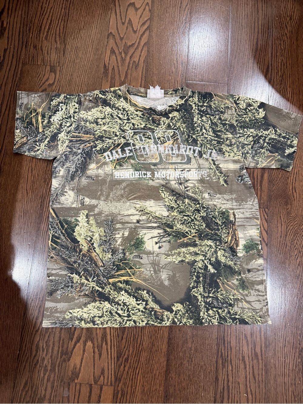 Dale Earnhardt Jr. NASCAR camo shirt.